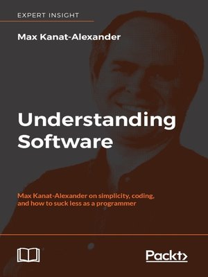 cover image of Understanding Software